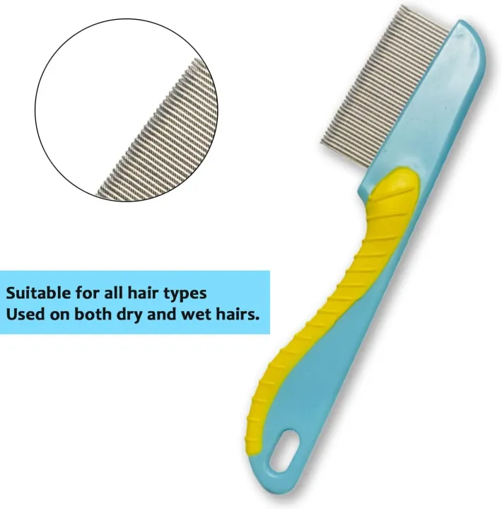 Metal%20Fine%20Tooth%20Nit%20Comb%20with%20Long%20Handle%20Professional%20Head%20Lice%20Comb%20for%20Detection%20and%20Nit%20Removal%20Tool%20for%20Kids,%20Adults,%20and%20Pets%20-%20Image%207
