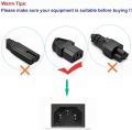 Ansys Tech Computer Power Cable Cord for Desktops PC and Printers/Monitor SMPS Power Cable IEC Mains Power Cable (1.5M- Black). 