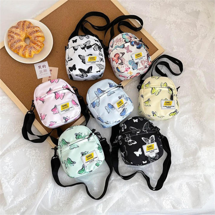 Handbag For Kids Butterfly Print Bag New Coin Purse Cute Butterfly Bag Small Crossbody Bag Female Crossbody Purse