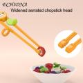ECHIDNA Kids Learning Chopsticks Chewable Little Frog Shape Toddler Training Chopsticks. 