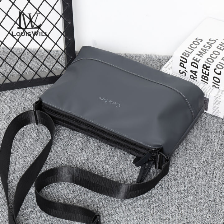 LouisWill%20Men%20Bags%20Fashion%20Shoulder%20Bag%20Cross%20Body%20Bag%20Leisure%20Messenger%20Bag%20Business%20Style%20Soft%20Leather%20Waterproof%20Lightweight%20Large%20Capacity%20Sling%20Bag%20Casual%20Bag%20Men%20Sport%20Street%20Travel%20Outdoor%20-%20Image%205
