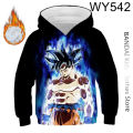 Anime Dragon Ball Hoodie Kids Coat for Boys Goku Hoodie Kids Fashion Sweatshirt Casual Long Sleeve Spring Men Women Pullover. 