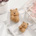 Cartoon Bunny Toothbrush Holder Silicone Suction Cup Shaver Wire Storage Hook Wall-mounted Rabbit Bear Toothbrush Holder. 