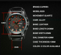 Curren Analog Movement Fashionable Leather Stripe Casual Party Gents Men Boys Elegent Watch. 