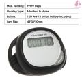 LCD Walking Pedometer Shoe Lace Step Distance Calorie Counter Walking Step Gym Calorie Tracker for Outdoor Sports. 