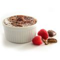 4 cups Cup cake ceramic baking cup ceramic baking tray Ceramic Baking Cups for Creme Brulee Custard Dessert Dishes snack baking cup White- 3.5 Inches. 