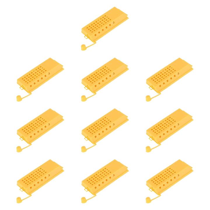 10x Queen Bee Cages Apiculture Equipment Push-pull Easy Use Bee Cage ...
