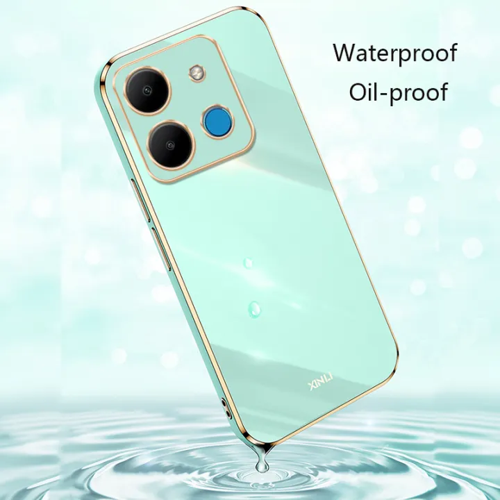 Tokifu%20For%20Infinix%20Smart%207%20Case%20Luxury%206D%20Plating%20Soft%20Back%20Cover%20Silicone%20Phone%20Cases%20With%20Stand%20-%20Image%202