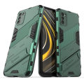 Lenuo Punk-Casing For Xiaomi POCO M3 Back Cover Eight-Color Anti-Fall And Anti-Slip Phone Bracket Lens Protection Cover Lovers Case. 
