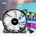Aigo AR12 120mm pc computer Case Fan RGB Heatsink aura sync sata port 12cm Cooler argb Silent controller fan cooling ventilador. 