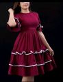 High Quality Fashionable short frocks for women. 