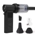 Outdoor Cordless 130000RPM Handheld Fan Compact High Power Hair Dryer Portable Camping TurboFan Speeds Adjustable Fan Brushless Car Dust Blower Vacuum Cleaner. 