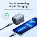 UGREEN 45W GaN Charger with Dual USB Type C Ports Fast Charging for iPad Pro iPad mini SAMSUNG S23 S22 S21 S20 iPhone 13 pro max. 