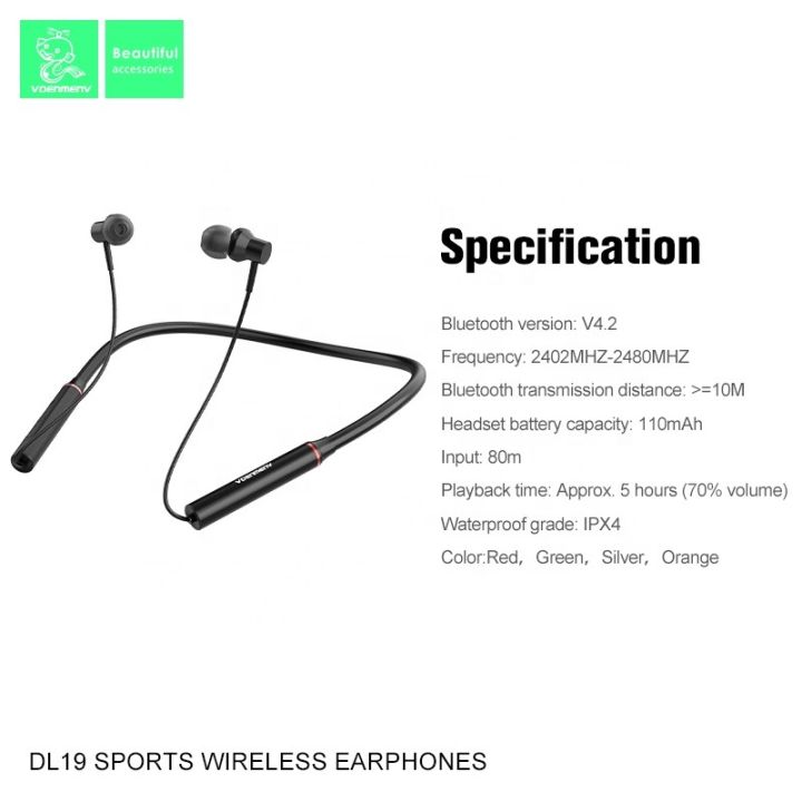 Vdenmenv%20Bluetooth%20Headphone%20DL19%20Black%20Wireless%20Headset%20Hifi%20Earphones%20Neckband%20-%20Image%206