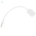 2xAUX 3.5mm Male Audio Jack to USB 2.0 A Female OTG Cable for Music MP3 U Disk. 