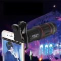 APEXEL New 18x mobile phone telephoto lens, high-resolution camera telescope, mobile phone external telephoto lens. 