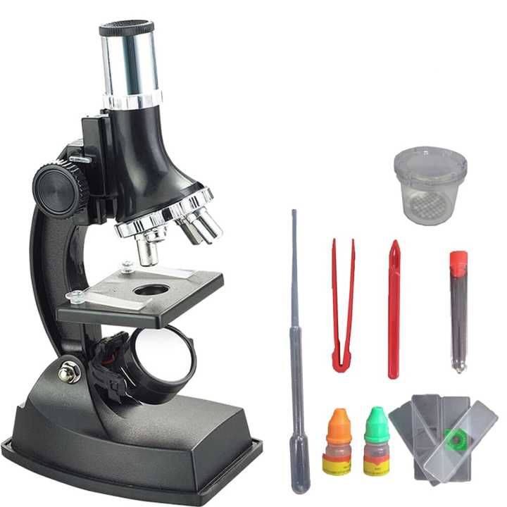 14pcs 900x Children Stus Science Experiment Hd Microscope Instrument Microscope Stem Toy