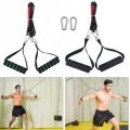 FS-Pull Down Cables Gym Handles for Cable Machines Triceps Arm Strength Extensions Fitness Home Gym Workout Equipment. 