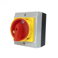 Isolator Switch Locking Fixed Padlock Rotary with Waterproof Enclosure 32A 3Phases 2 Positions On-Off. 