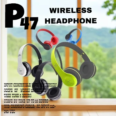 P47%20Wireless%20Headphones%20with%20Mic%20Gaming%20Headset%20Foldable%20Over%20Ear%20P47%20Earphone%20Noise%20Cancelling%20Headphones%20Bass%20Super%20Microphone%20Bluetooth%20Fm%20TF%20Card%20Support%20-%20Image%204