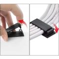 Self-adhesive Cable Organizer Wire Cable Clamp Clips Holder Clamp Management Car GPS Data Decorative Cord Winder Manager. 