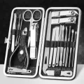 【WEJA】19/16/12/9/8 pcs Manicure Nail Clipper Set Household Stainless Steel Ear Spoon Nail Clippers Manicure Tool Pedicure Nail Scissor. 