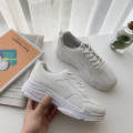 Korean fashion rubber shoes for women sale Ladies chunky sneakers Platform heels sports shoes. 