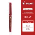 Pilot V7 Hi-Tecpoint System Rollerball Pen Medium Point 0.7mm Needle Tip Black/red/blue Refillable Writting Bxc-V7. 
