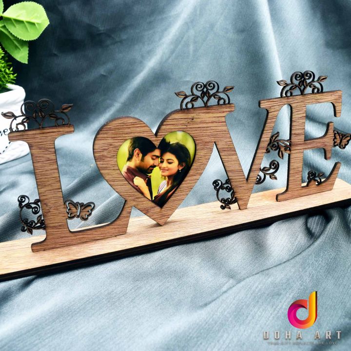 Customized Wooden Love Heart Gift With Your Photo For anniversary gift wedding gift lover gift valentine gift