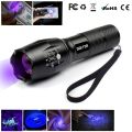 UV Led Flashlight 365nm Ultra Violets Ultraviolet Flashlight Invisible Zoomable Torch for Pet Stains Hunting Marker Checker-UV 365nm. 