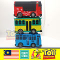 🌈 🚌 Premium 3pcs Bas Taiyo Scale 1:43 🚎 Taiyo The Little Bus 🚌 Pull Back Toy Set 🌈. 