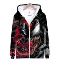 Kids Anime Spiderman Hoodies Spider Hero Gwen Sweatshirts Into The Spider-Verse Cosplay Hooded Pullover Venom Hoody for Boys. 