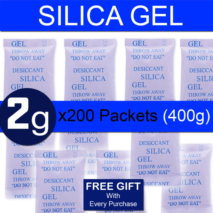 Silica Gel Desiccant Sachet 200 Packets