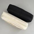 Zippered Pencil Case Kawaii Pencils Container Black Beige Stationery Bag for Classroom Office Use Organizer. 