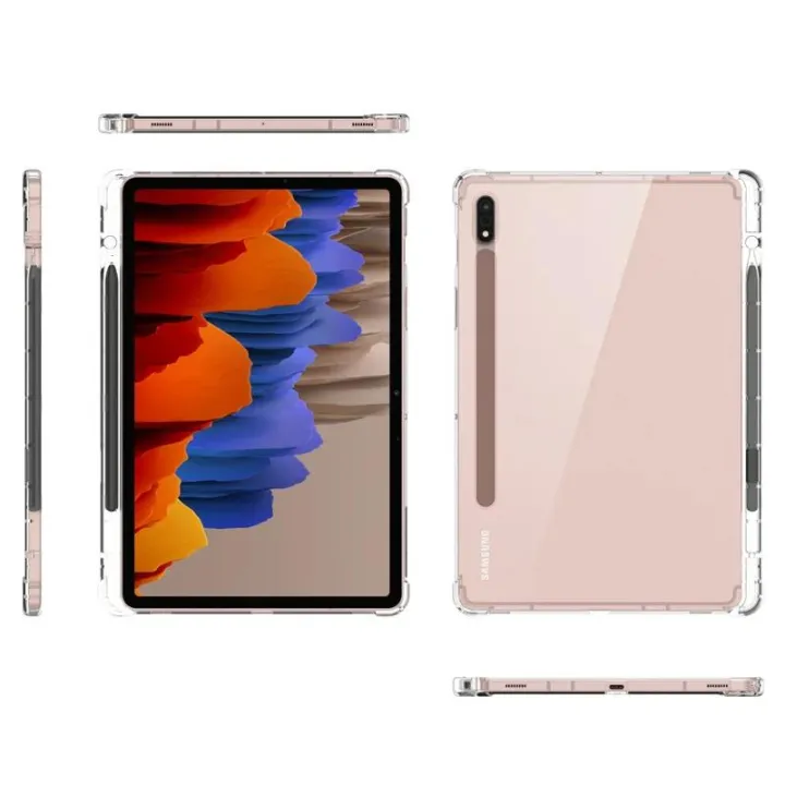 Pencil%20Solt%20Case%20for%20Samsung%20Galaxy%20Tab%20S9%20S8%20S7%20Plus%20Ultra%20S6%20Lite%20A7%20A8%20Tablet%20Cover%20Clear%20Soft%20Air-bag%20Pen%20Holder%20Shell%20Funda%20-%20Image%203
