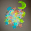 Radium 50 Pieces Luminous Wall Stickers Stars for Bedroom / Kids Baby rooms. 