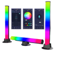 RGB Rechargeable Music Sound Control 40 LED Pickup Light App Control Rhythm Atmosphere Light For Bar/Car TV Gaming Computer Desktop Decora Lamp. 