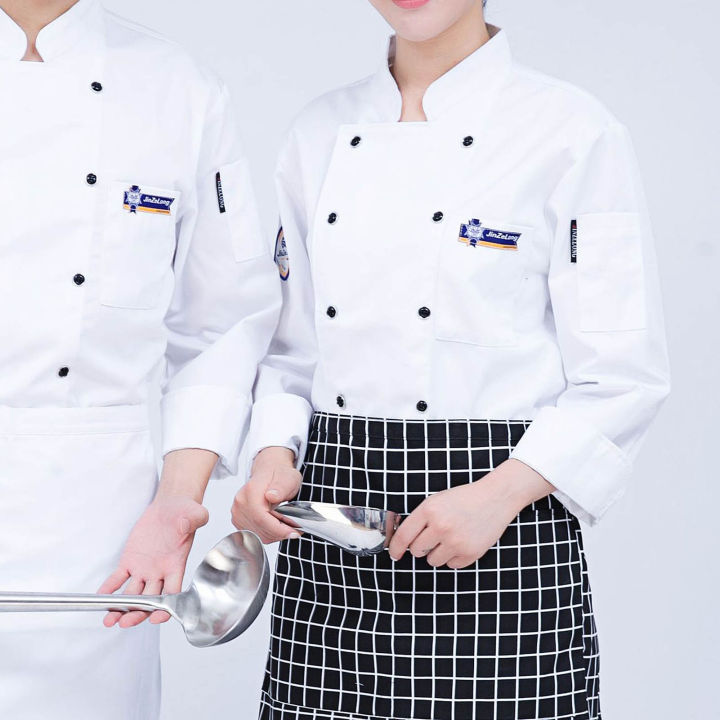 Cook%20Uniform%20Double-breasted%20Plus%20Size%20Long%20Sleeves%20Cook%20Uniform%20-%20Image%204