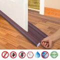 Under Door Draft Stopper / Breeze Weather Stripping Blocker / Adjustable Double Draft Noise Reduction Blocker Sweeps / Energy Saving Sound Dust Proof House Door Bottom Sealing Strip. 
