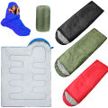Warm Envelope Backpacking Hooded Sleeping Bags for Outdoor Travel Hiking Camping Sleeping Bag Ultralight Portable Sleeping Bag. 