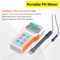 PHB-1 Handheld PH Meter Portable Digital PH Tester 0.01 Accuracy with Temperature Sensor for Water Lab Pool. 