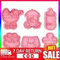 6Pcs/Set Cookie Cutters Infant Series Pattern Multi-Function Plastic 3D Donuts Baking Mold Kitchen Accessories. 