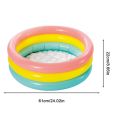 Inflatable Baby Kiddie Pool Kids Paddling Pool Toddler Baby Swimming Pool Blow Up Ball Pit Pool Infant Wading Pool for Backyard. 