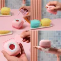 Silicone Soft Bath Shower Brush Body Scrubber with Soap Dispenser Silicone Massage Bath Brush Massage Skin Care Tool for Children Women Men. 