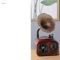 Classical Retro Gramophone Art Music Box Home Desktop Decoration Crafts. 