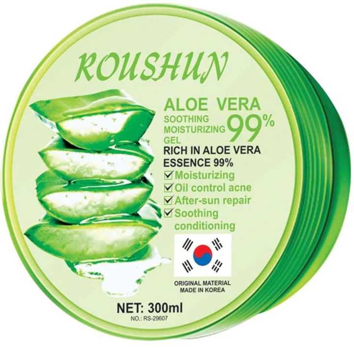 Roushun Aloe Vera Soothing And Moisture Gel Contained. Softening & Rejuvenation
