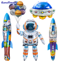 Solar System Outer Space Theme Kids Birthday Party Table Decorations Accessorie Space Shuttle Astronaut Galaxy Planet Balloons. 