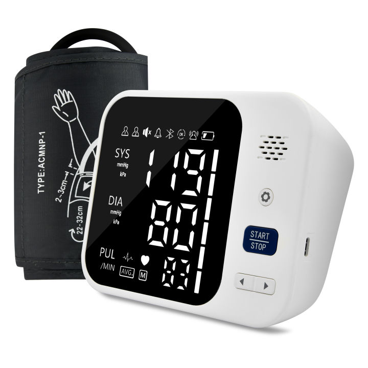 Large screen digital blood pressure monitor Fully automatic digital BP monitor Medical BP machine tensiometer BP