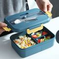 Hot Lunch Box With Spoon Chopsticks Wheat Straw Dinnerware Food Storage Container Children Kid School Office Microwave Bento Box. 