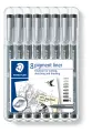 STAEDTLER® 308 SB8 PIGMENT liner 8 set. 